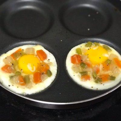 西式蔬菜煎蛋的做法（怎么做西式煎蛋）-5