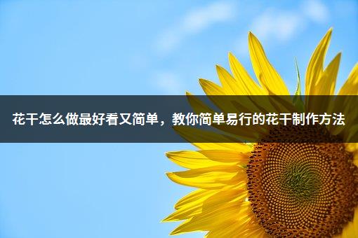 花干怎么做最好看又简单，教你简单易行的花干制作方法-1