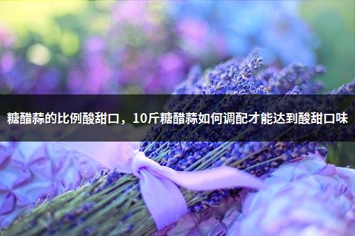 糖醋蒜的比例酸甜口，10斤糖醋蒜如何调配才能达到酸甜口味-1