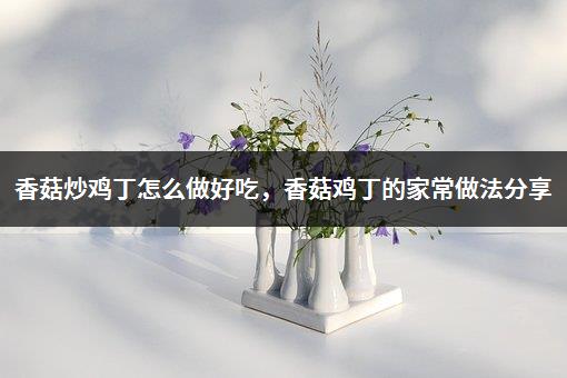 香菇炒鸡丁怎么做好吃，香菇鸡丁的家常做法分享-1